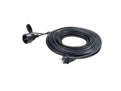 Verlengkabel,v. stof-/waterzuiger,kabel 20m,stekker geaarde stekker