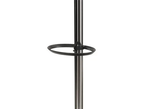 Cleo design kapstok met 5 dubbele haken 175 cm metaal zwart