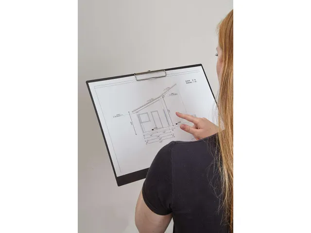 Klembord Maul A3 dwars PS zwart