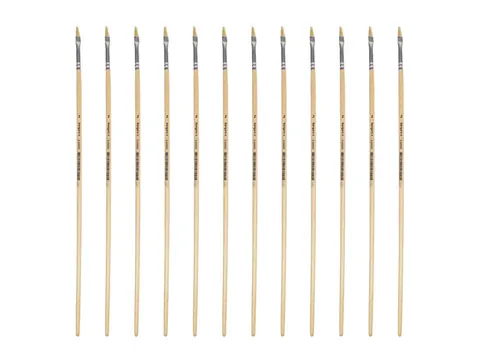 Lyonse penseel Kangaro #2 gelakt hout doos a 12 stuks