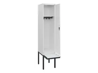 locker met bank,HxBxD 1950x400x815mm,1vak,vak B 400mm,cil.-slot - 2