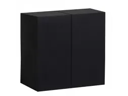 Euro Products Q-1059 Airlaid servet 40x40cm 1/8 vouw Zwart 500 Stuks