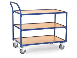 Lichte Tafelwagen 2752 300kg 3 Etages 1000x600mm Houten Plaat