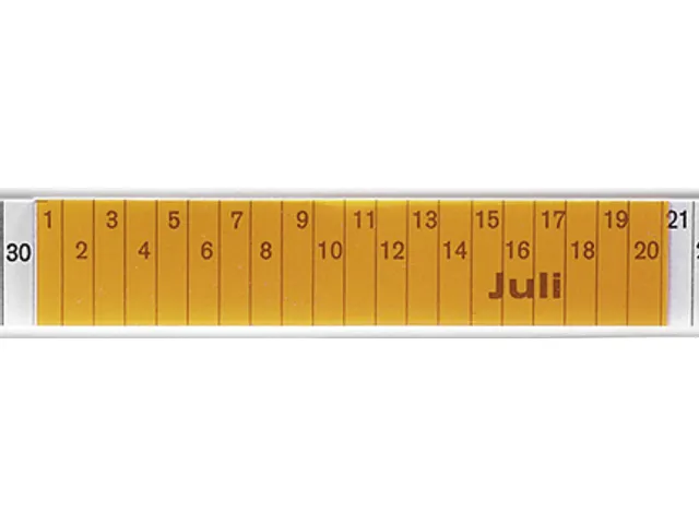 insteekbord,HxB 27x76mm,kunststof,geel transparant