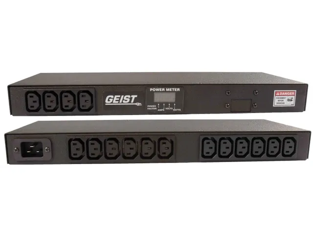 Vertiv Geist Metered, Gemeten, Gecontroleerd, 1U, Eenfasig, Horizontaa