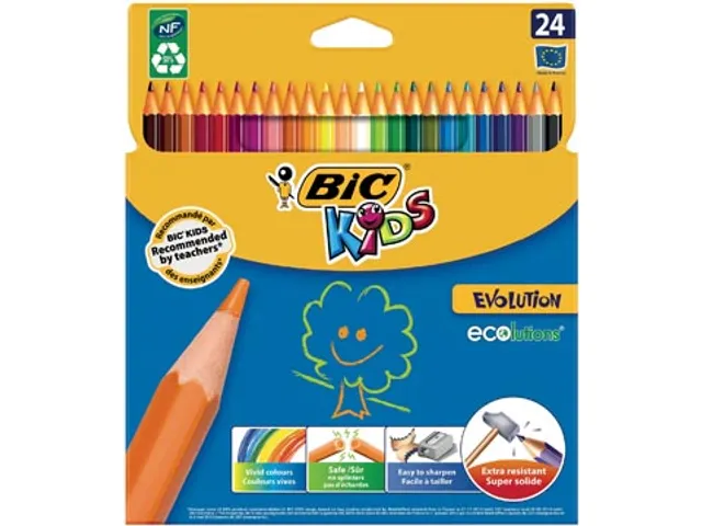 kleurpotlood Ecolutions Evolution 24 stuks
