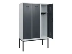 schoollocker,HxBxD 1950x1200x500mm,3vak,vak B 400mm,cil.-slot