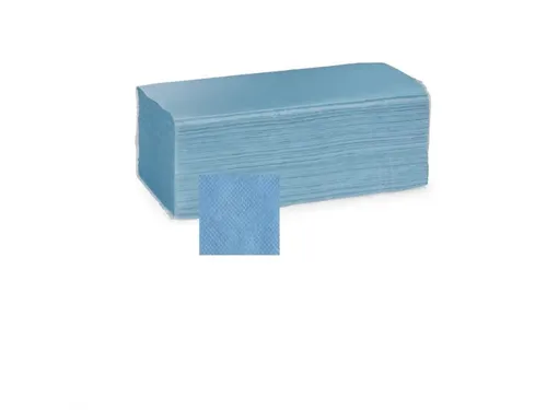 Handdoekpapier M-Vouw 2-Laags Blauw Eco Cellulose 18x170 Stuks