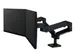 Monitorarm Ergotron LX Series 45-686-292 2 Schermen 27 Inch Zwart