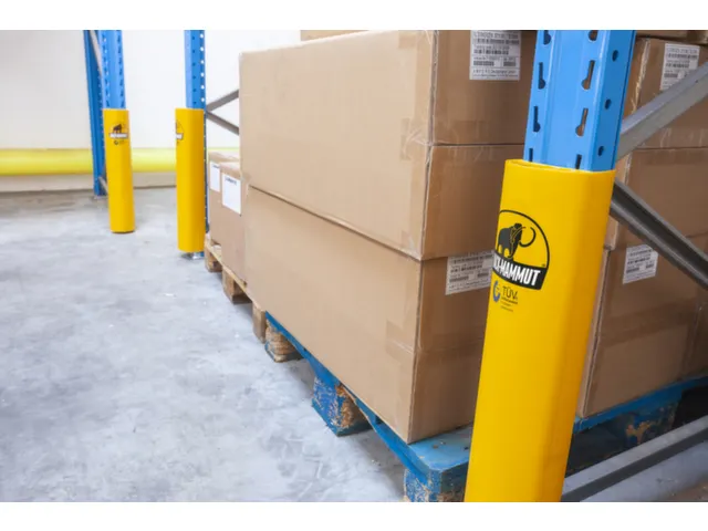 Stellingvoetbeschermer,v. binnen/buiten,H 600mm