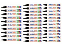 Viltstift Artline 700 rond 0.7mm Zwart Voordeelbundel