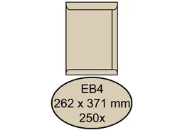 Envelop Quantore Akte Eb4 262X371Mm 120Gr Cremekraft Gegomd