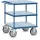 Tafelwagen 2417B 600kg 700x700mm 3 etages Staalplaat RAL5007