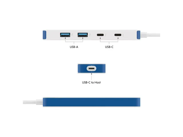 Targus HyperDrive Flex 4-poorts USB-C combo-hub