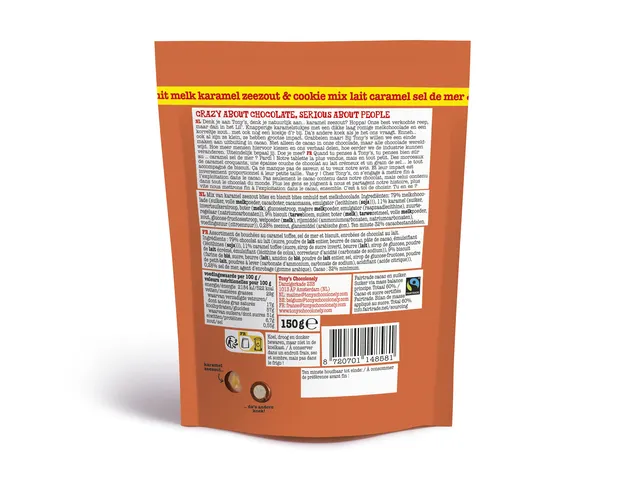 Chocolade Tony's Chocolonely Lil Bits melk karamel zeezout & cookie 15