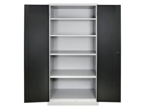universele kast,HxBxD 1950x920x600mm,4xStalen bodem,duwstangsluiting