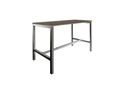 Domino Basic statafel 120x80cm 110cm Logan Eik 25mm Zwart