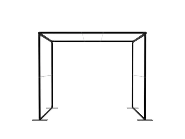 FlexFrame Modulair systeem Dak 100x250cm Zwart frame