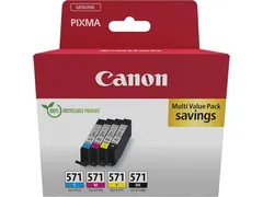 inktcartridge CLI-571 345 pagina's 0386C009 4 kleuren