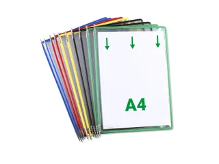 Zichtpaneel Tarifold A4 verticaal 230x343mm Assorti 10 stuks - 2