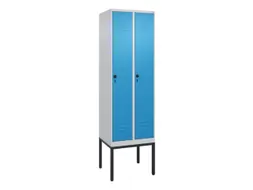 locker voor scheiding van kleding,HxBxD 2120x600x500mm,2vak