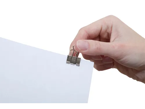 Papierklem MAUL 215 foldback 19mm capaciteit 7mm zilver