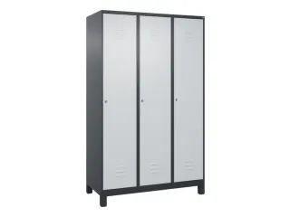 locker voor scheiding van kleding,HxBxD 1950x1200x500mm,3vak - 1