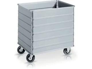 aluminium bakwagen,laadvl. LxB 700x560mm,230l,HxLxB 760x740x600mm - 2