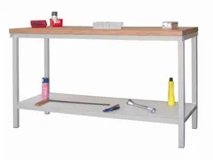 werkbank,HxBxD 900x1500x700mm,multiplexblad,onderstel/romp RAL6011