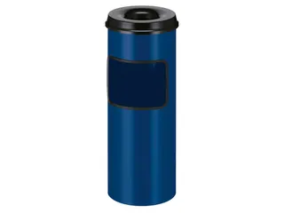 As-papierbak met dover 30 Liter blauw - 1
