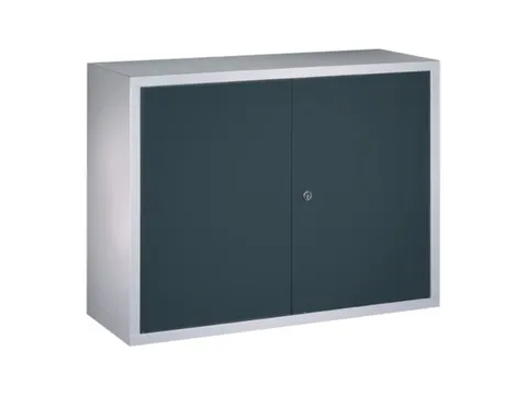 Hangkast 600x800x300mm 1 Verstelbaar Legbord Ral 7035 Front Ral 7016