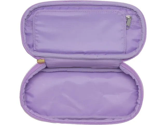 Trousse crayons Beckmann ovale vide Princess Purple violet