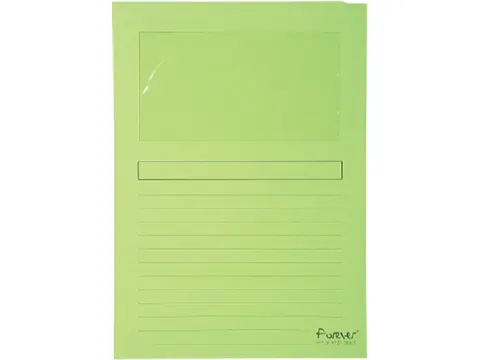 Venstermap Exacompta Forever L-map 120gr karton Lichtgroen