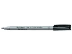 Viltstift Staedtler OHP Lumocolor 315 non permanent M 1.0mm Zwart