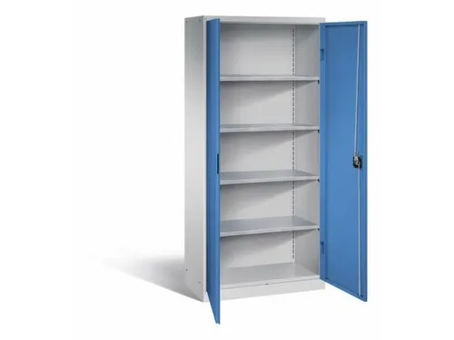 universele kast,HxBxD 1950x890x415mm,4xStalen bodem,cilinderslot