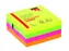 Memoblok Quantore 76x76mm neon kleuren assorti Voordeelbundel
