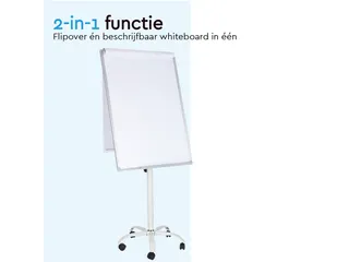 BRASQ Flipover Mobiel 70x100cm Magnetisch Wit inclusief accessoires - 5