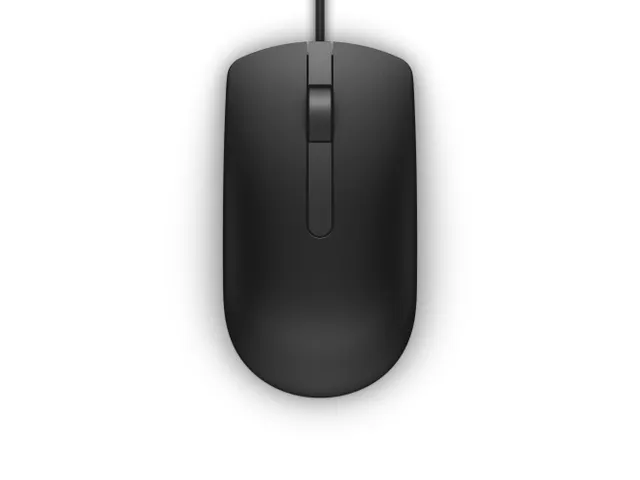 DELL MS116 muis Kantoor Ambidextrous USB Type-A Optisch 1000 DPI