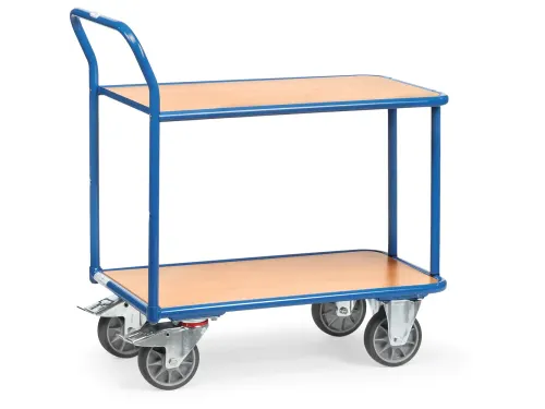 Tafelwagen 2600 400kg 2 Etages 850x500mm Houten Plaat