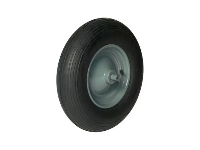 kruiwagenwiel,draagverm. 250kg,ØxB 400x100mm,aslengte 100mm