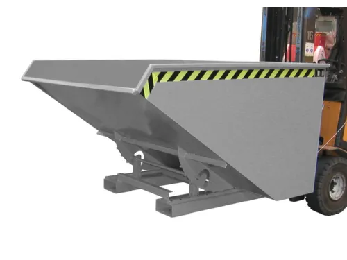 Kiepbak 1103x1070x1720mm 1.2m³ Afrolmechaniek Gelakt Ral7005