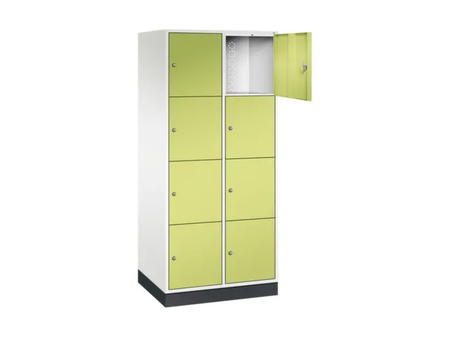grootvolume-lockersysteem,HxBxD 1950x820x600mm,2x4vakken,cil.-slot