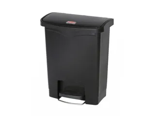 Pedaalemmer Slim Jim Step On Front Kunststof 30 Liter Zwart - 1