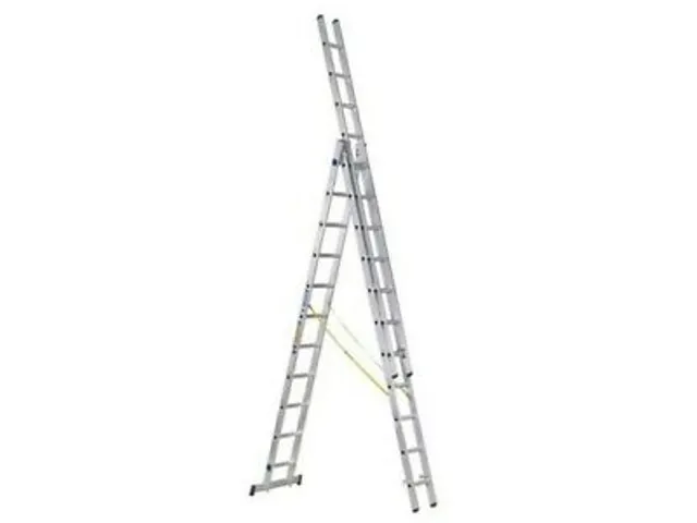 multifunctionele telescoopladder,3x10,sporten,balk L 2,98-6,65m