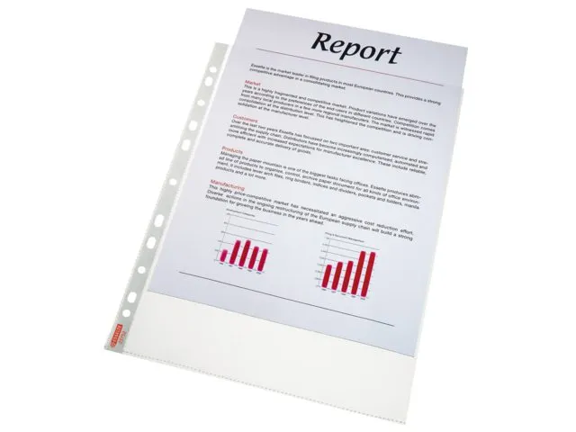 Showtas Esselte A4 23-Gaats Pp 0.08Mm Gestructureerd