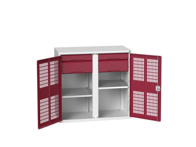 armoire universelle HxlxP 1000x1050x550mm 2xtablette en acier