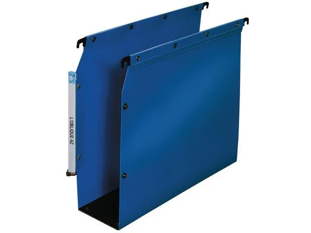 Hangmap Ultimate verticaal A4 80mm U-bodem blauw/doos à 10 stuks