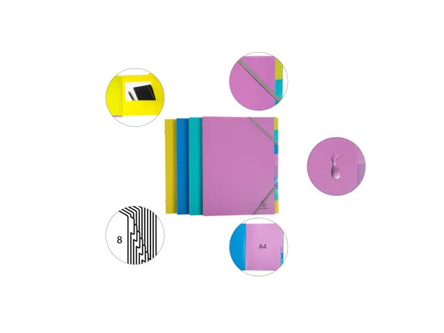 Sorteermap PP Forever Young 8 vak