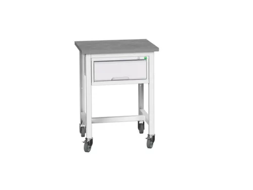 werkbank,verrijdbaar,HxBxD 930x700x600mm,linoleumblad