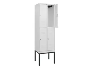 dubbeldekse locker,HxBxD 2120x600x500mm,2x2vak.,vak B 300mm - 2